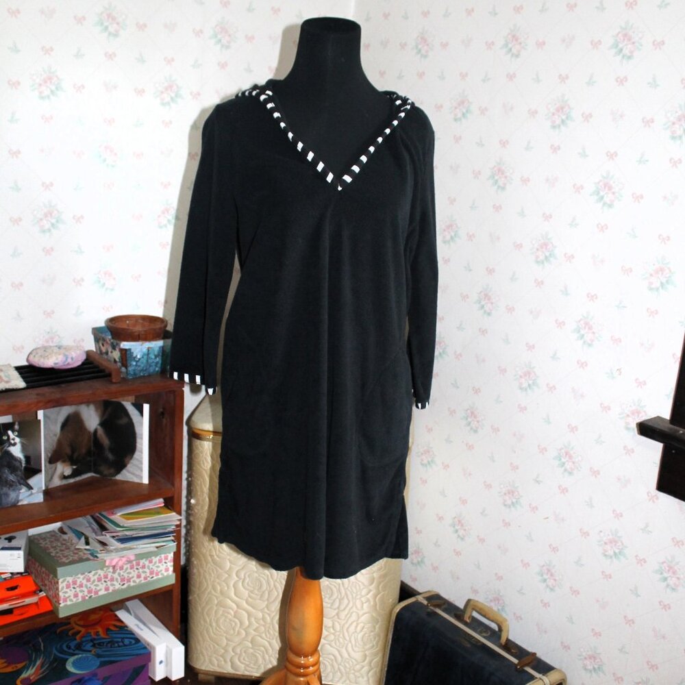 Land's End Terry Hooded Coverup, XS, NWOT